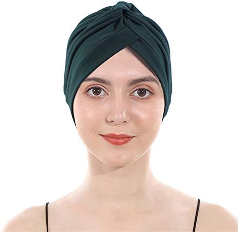 Giramento de turbante de algodão feminino DUOZAN FIDENTE IMPRESSIONAÇÃO DO SLUGO BONNET CHEIO CAP