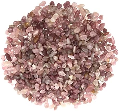 Shitou2231 50g 2 tamanho de amosta natural de amosta rosa Cristal Casa