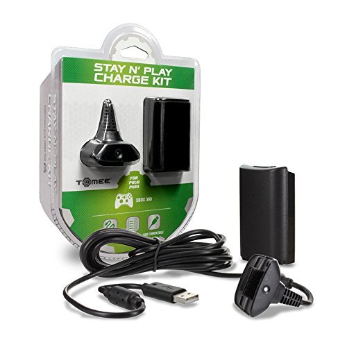 Tomee Stay n Play Controller Charge Kit para Xbox 360