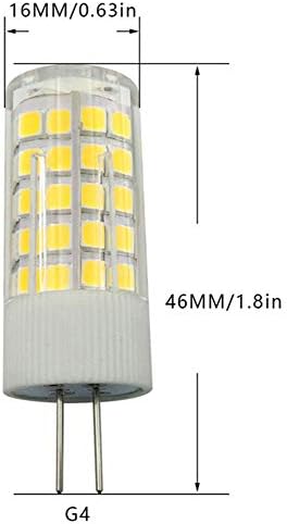 G4 Bulbos LEDs Base Bi-Pin G4 Dimmível 6W Base de cerâmica de 3000 mil de 3000 mil luz de milho de milho para iluminação