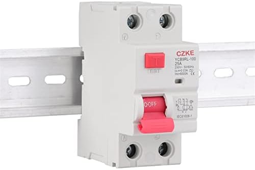 Uncaso 230V 50/60 Hz RCCB MCB 30MA Branco de circuito de corrente residual e proteção contra vazamentos 6/10/16/20/25/32/40A