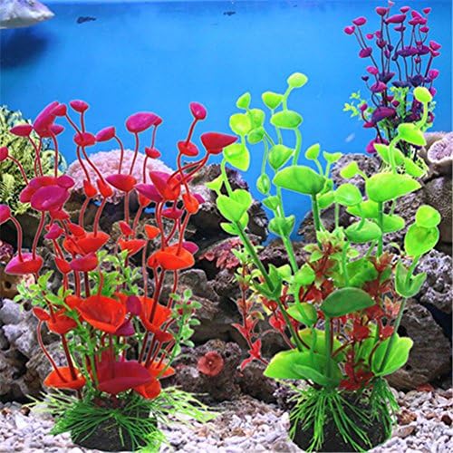 Floralby Artificial Aquatic Plants, peixes aquários de aquário de aquário de plantas de água decoração Decoração Ornamento