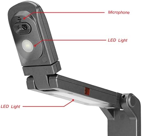 Câmera de documentos XIXIAN USB, V500 Document Camera Scanner Auto Focus Plug & Play Play 8 Mega-Pixel HD de alta definição máx.