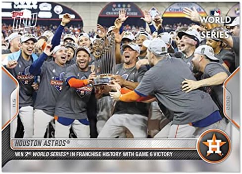 2022 Topps Now Houston Astros World Champions 1160 - Equipe comemorando depois de vencer a 2ª MLB World Series