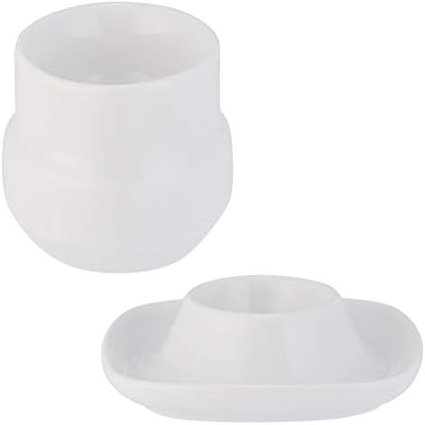 Bandeja decorativa de hemotão bandeja decorativa infantil kickstand 2pcs porcelana ovo xícaras de ovos bandeja para ovos cozidos com ovos de mesa