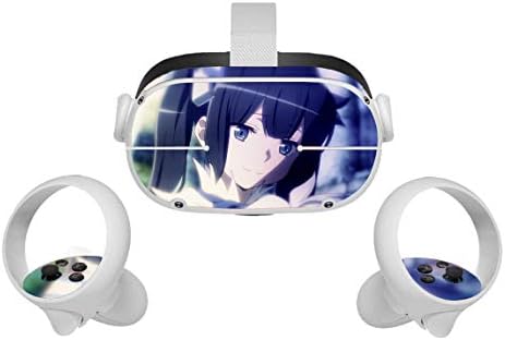 Dungeon Ni Deai Anime TV Series Oculus Quest 2 Skin VR 2 Skins Headsets and Controllers Sticker Protetive Decal Acessórios