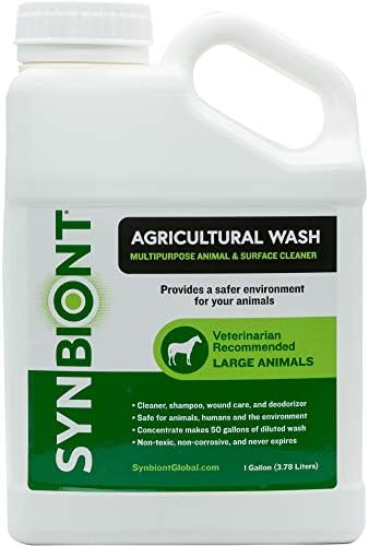 Lavagem agrícola do Synbionte: 1 galão de abastecimento de cavalo de abastecimento de cavalos de xampu para cachorro Shampoo Horse