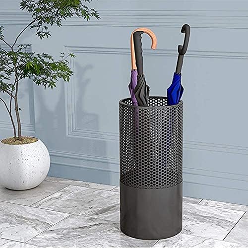Omoons Umbrella Stands, guarda -chuva Stand Metal Witht Iron, usado para balde de armazenamento de guarda -chuva em casa,