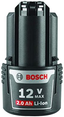 Bosch ghj12v-20ln12 12V Kit de jaqueta aquecida máxima e bateria de 12 volts, íon de lítio, preto