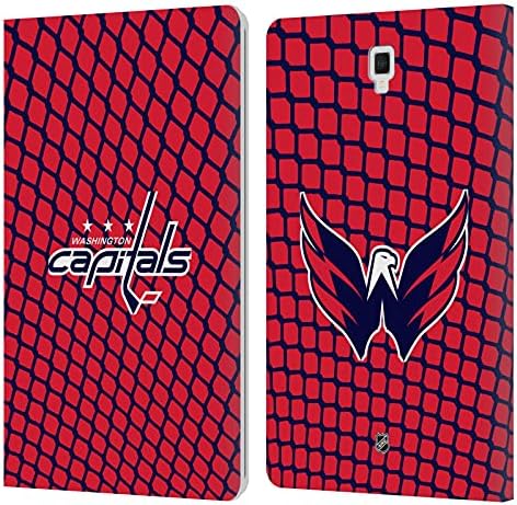 Projetos de capa principal licenciados oficialmente NHL Padrão líquido Washington Capitals Livro de couro Caixa de carteira