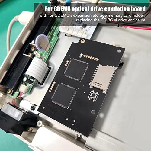 Para a placa de simulação de acionamento óptico do GDEMU, v5.15b Reparação Parte Optical Drive para o console do jogo de Dreamcast Sega Host Va1, com 32g de armazenamento de jogo Blue translúcido