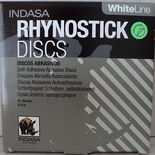 Indasa 6 PSA Rhynostick Sanding Disc - 400 Grit, 100/Box