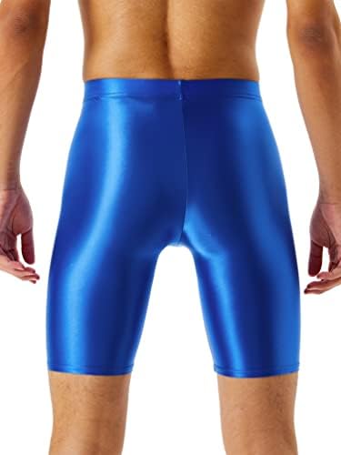 Yizyif de petróleo de petróleo masculino shorts de treinamento de fitness treino de fitness executando shorts de compressão meias leggings