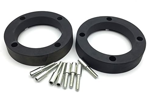 Xkh- Motocicleta Uretano preto Uretano ATV 1,5 polegada 4 156 Spacers de rodas compatíveis com Polaris Big Boss Predator