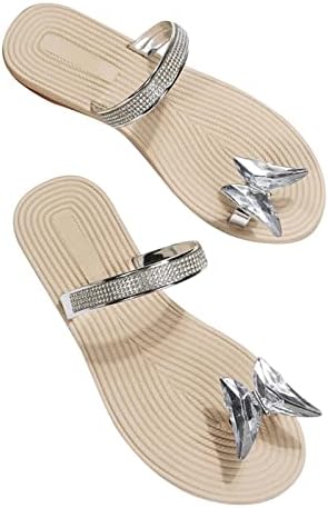 Sandálias de praia para mulheres elegantes chinelos de verão moda shortfly chinelos planos sapatos de sandálias