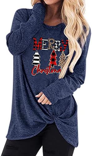 Sweater de suéter de suéter de pescoço de Natal feminino