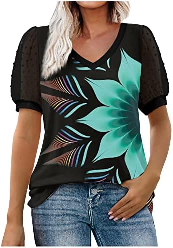 Uqrzau feminino camisetas casuais camisas soltas v pesco