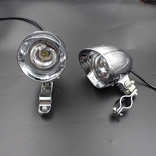 Universal 12V Motorcycle Bullet Spot Spot Fog Light com suporte de barra de barra de barra de suporte para harley honda