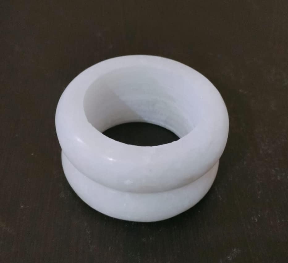 Omc orgânico omc omc marmore de mármore anéis de guardana