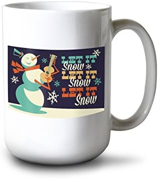 Lanterna Press Let It Snow Snowman, Retro Christmas