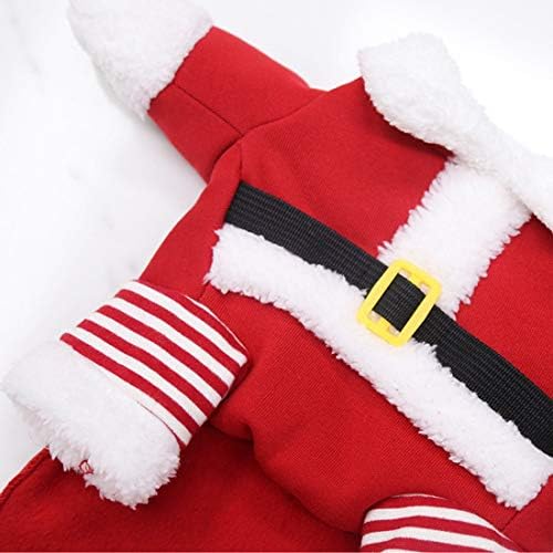 N / A Pet Dog's Christmas Trajes, Upstraight Plush Costume Dog Dags Dress para pequenos Acessórios de Cosplay de Apparel