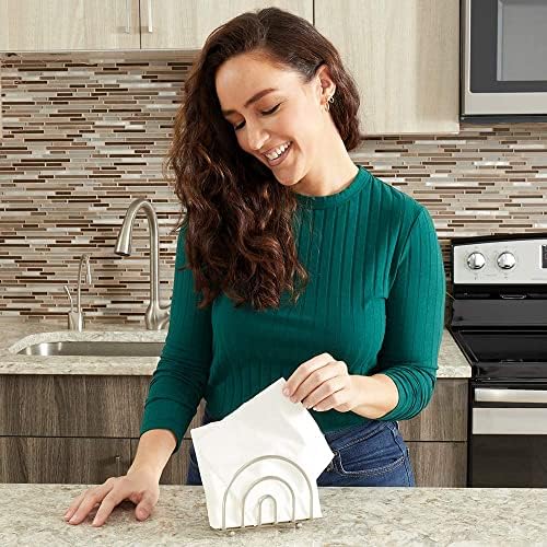 Home Basics Papel Distribuidor de tecidos independentes para bancadas de cozinha, jantar, mesa de piquenique, uso interno
