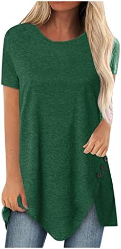 Narhbrg plus size camisas de linho feminino tops de túnica de assimetria camisetas de assimetria blusa tops longos soltos para leggings