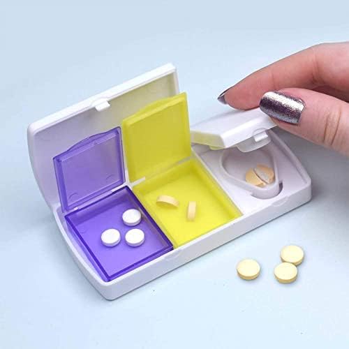 Caixa de comprimidos de 'Robin com visco' com divisor de tablets