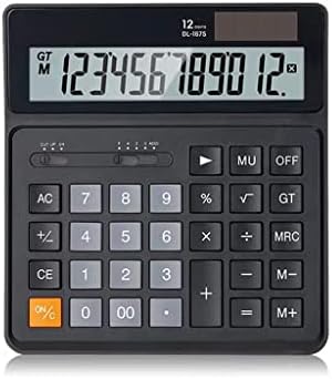 Calculadora de contabilidade financeira de contabilidade financeira da calculadora financeira do MJWDP calculadora de 12 dígitos de tela grande calculadora portátil
