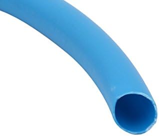 Aexit 2M Equipamento elétrico interno DIA 6,4 mm Poliolefina Calor encolhida Tubo Blue para cabos de dados