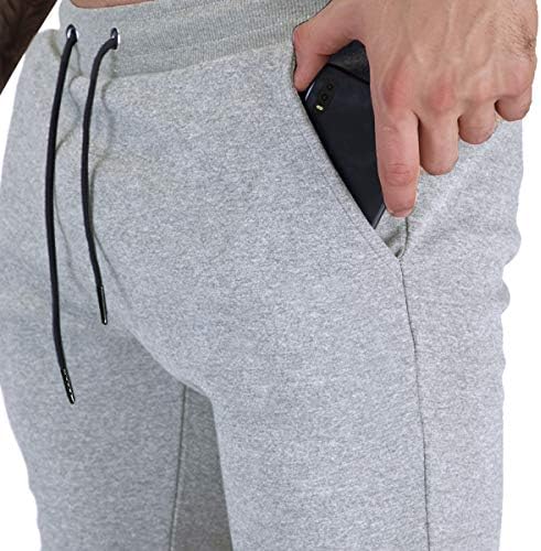 Uma calça de corredor masculina de Waterwang, cônica, calça de moletom atlética para corrida de exercícios de exercício de exercício de ginástica