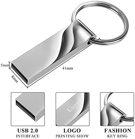 LMMDDP Metal USB Flash Drive 32 GB 16GB Pendrive 128 GB 64 GB de caneta à prova d'água 8 GB Flash USB 2.0 Memoria