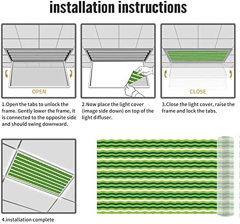 Tampas de luz fluorescentes para sala de aula de escritório verde-fluorescentes tampas de luz de fluorescentes para o escritório