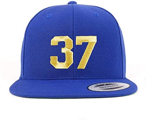 Trendy Apparel Shop número 37 Gold Thread Bill Snapback Baseball Cap