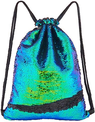 Jogue saco de lantejoulas de sereia de alfaiate, lantejoulas reversíveis Backpack Backpack Glittering Outdoor Sports