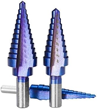 Etapa de perfuração Bits de 6 peças Etapa de aço de alta velocidade Conjunto de perfuração central automático Nano Blue Coating Empire Core Drill Caixa de alumínio