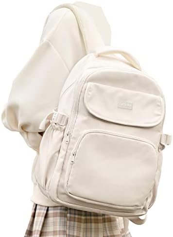 WEPOET Backpack do ensino médio fofo para meninas adolescentes, bolsas de livros casuais à prova d'água, mochila leve de