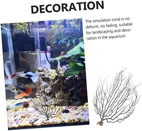 IPETBOOM 1PC Decoração de árvores marinhas Oceanos ornamentos verdes Artificiales para aquário decoração de decoração de peixes