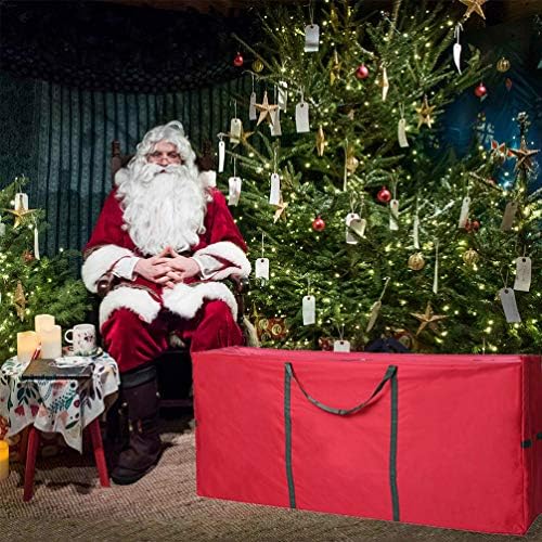 Saco de armazenamento em árvore de Natal de Housoutil, cabe até 9. Árvore alta desmontada, 30h x 15 W x 65l Durável