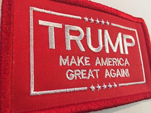 O presidente Donald Trump torna a América ótima novamente de 3 x 4,5 polegadas colecionável Red Patch USA RARO!