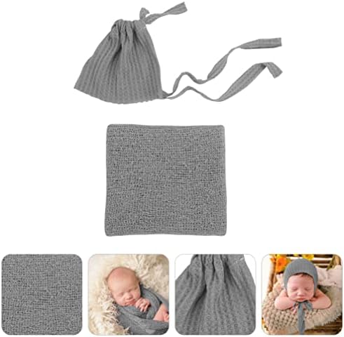 Toyvian recém -nascido Swaddle 1 Set Baby Swaddle Hat Set Set Chapéus recém -nascidos Recebendo Cobertores Caminho Muslin