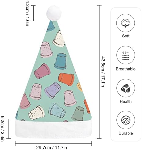 Lixo lata chapéu chapéu de natal personalizado chapéu de santa