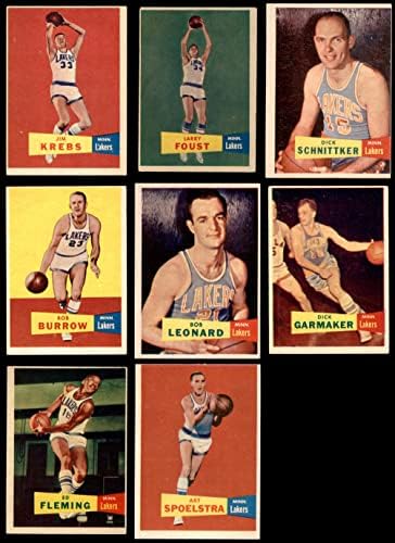 1957-58 TOPPS MINNEAPOLIS LAKERS EQUIPE DETO MINNEAPOLIS LAKERS VG+ LAKERS