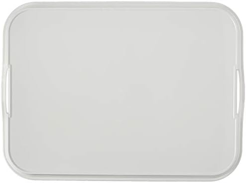 Hutzler Melamine lida com bandeja de servir, 20 x 15, branco