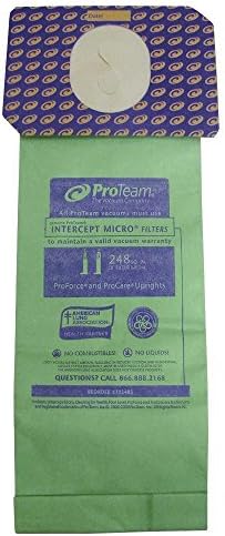 ProTeam 103483 Interceptar sacos de micro filtro com capacidade de 3,25 litros, 10 pacote de filtros de vácuo de substituição,
