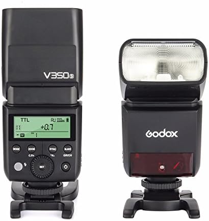 GODOX V350S 2,4G GN36 TTL 1/8000S HSS com bateria recarregável de íons de lítio 500 câmera de energia completa Flash