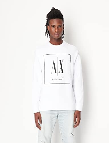 A | X Armani Exchange Masculk's Basics de Armani Cotton Crewneck Sweatshirt