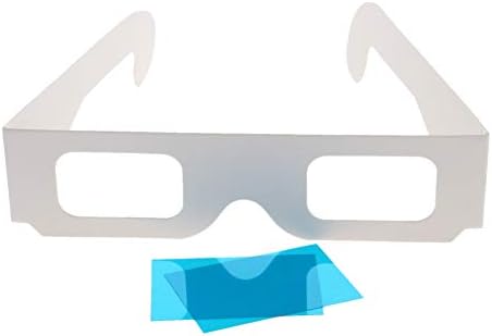 OTHMRO 1PCS DURÍVEL 3D Estilo de estilo 3d Visualizando óculos de filme 3D Voas de jogo azul-azul 3D Óculos de carceries