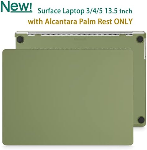 Lepeoac para laptop de 13,5 da Microsoft Surface 3/4/5 com Alcantara Palm Rest Rest Only 2019 2021 2022 Modelos de liberação: 1867/1958/1959,