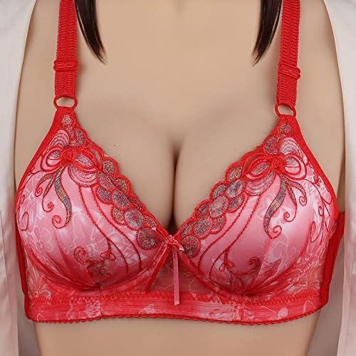 Push -up Up Lace Bra Comfort Wirefree Bra Free Lift Up confortável Sexy Bras Bras Floral Bralette